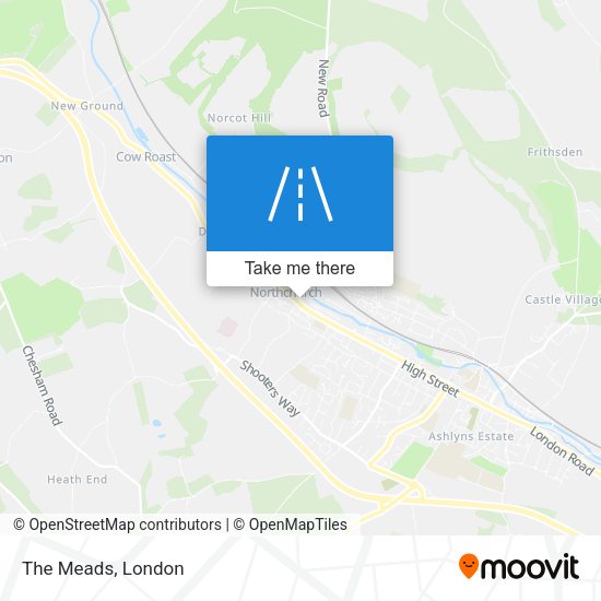 The Meads map