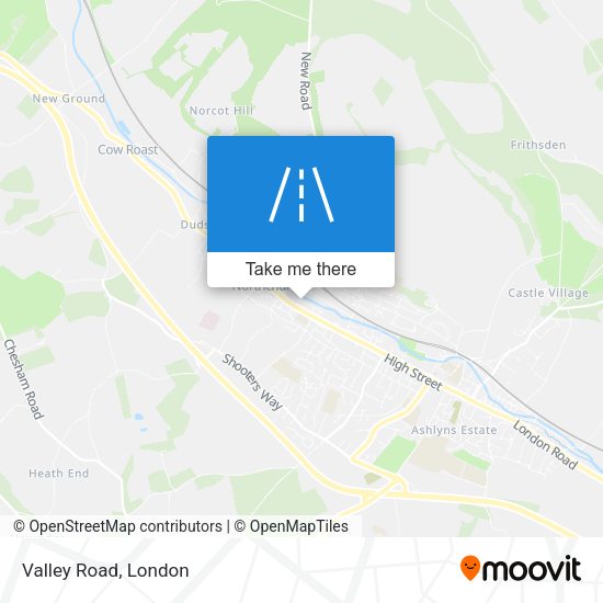 Valley Road map