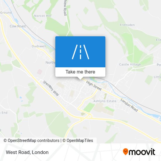 West Road map