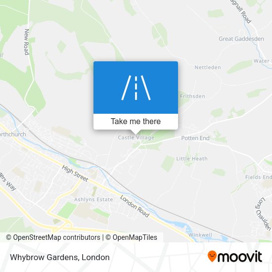 Whybrow Gardens map