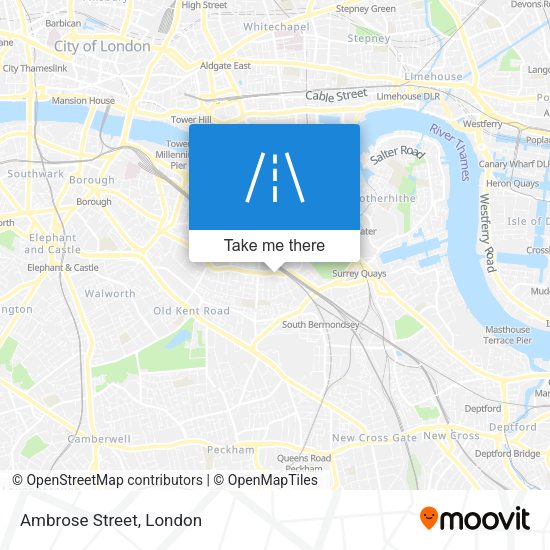 Ambrose Street map
