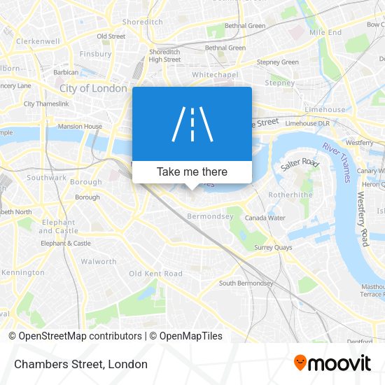 Chambers Street map