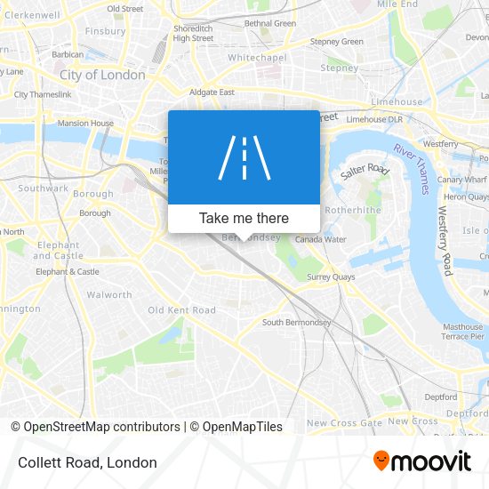 Collett Road map