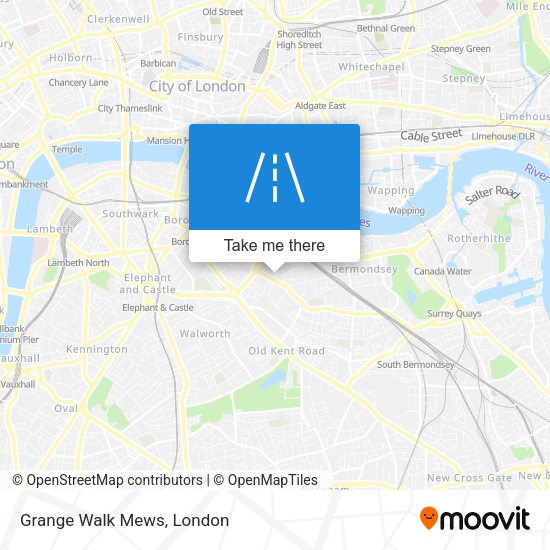 Grange Walk Mews map
