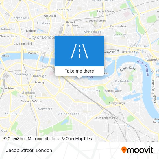 Jacob Street map