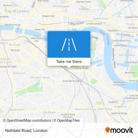 Nelldale Road map