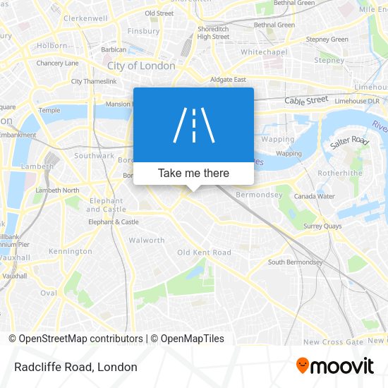 Radcliffe Road map