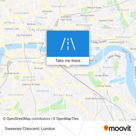 Sweeney Crescent map