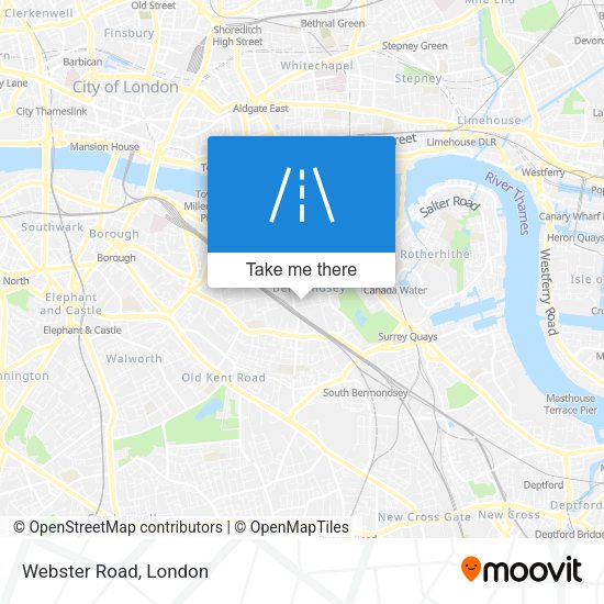Webster Road map