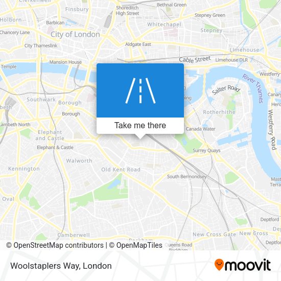 Woolstaplers Way map