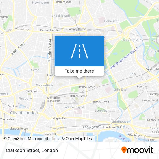 Clarkson Street map