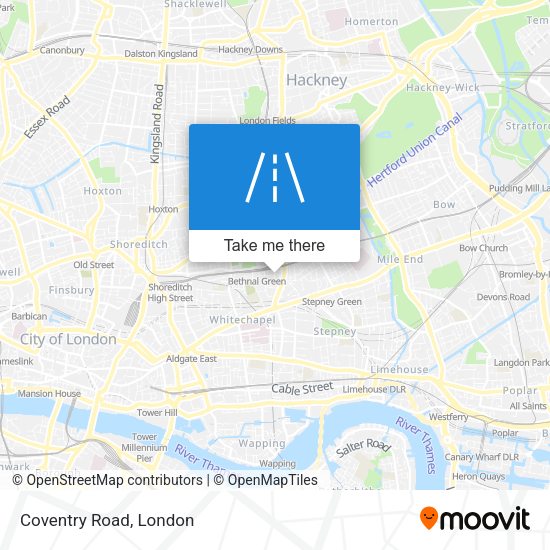 Coventry Road map