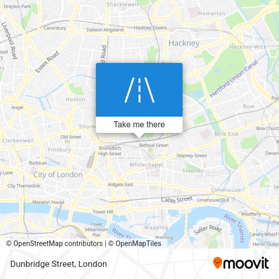 Dunbridge Street map