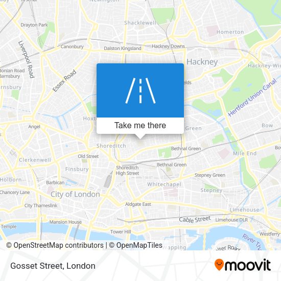 Gosset Street map