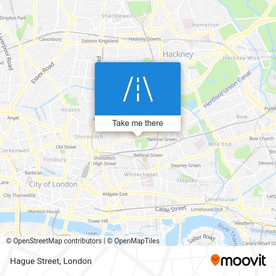 Hague Street map