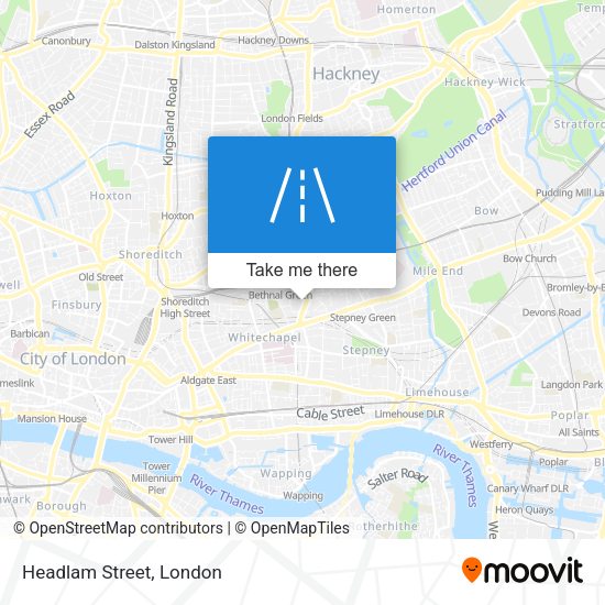 Headlam Street map