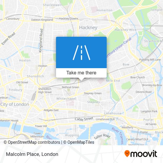 Malcolm Place map