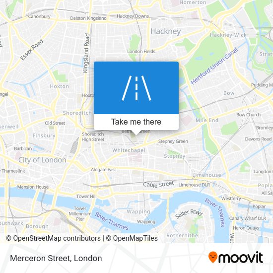 Merceron Street map