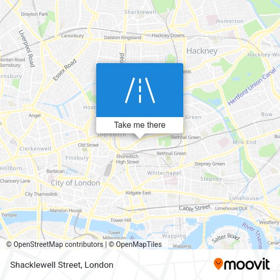 Shacklewell Street map