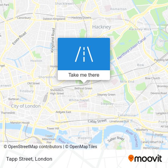 Tapp Street map