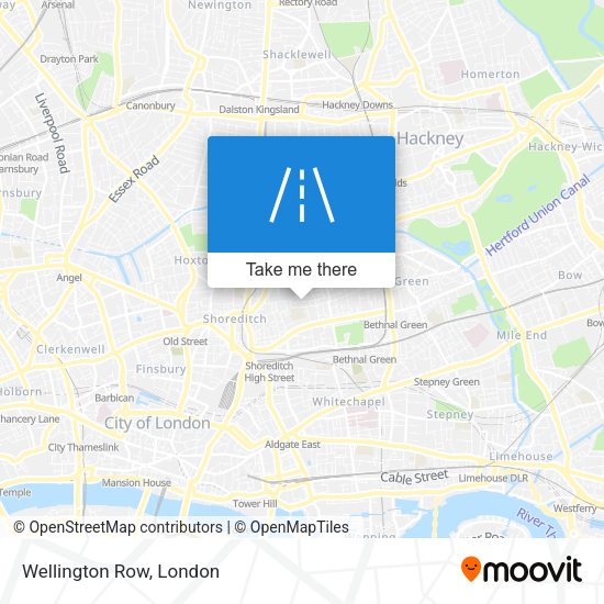 Wellington Row map