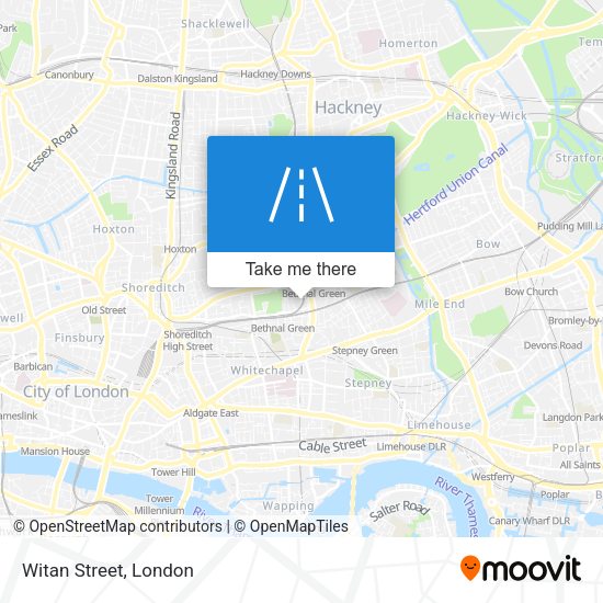 Witan Street map