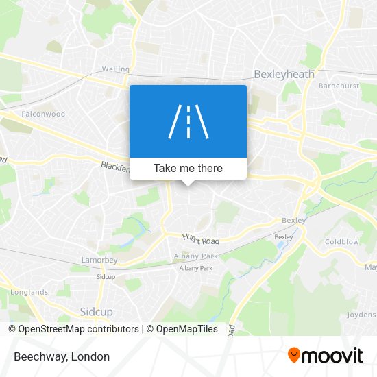 Beechway map
