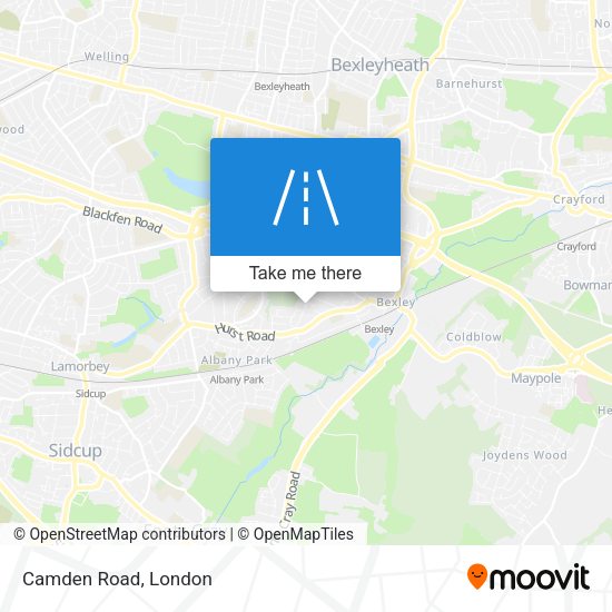 Camden Road map