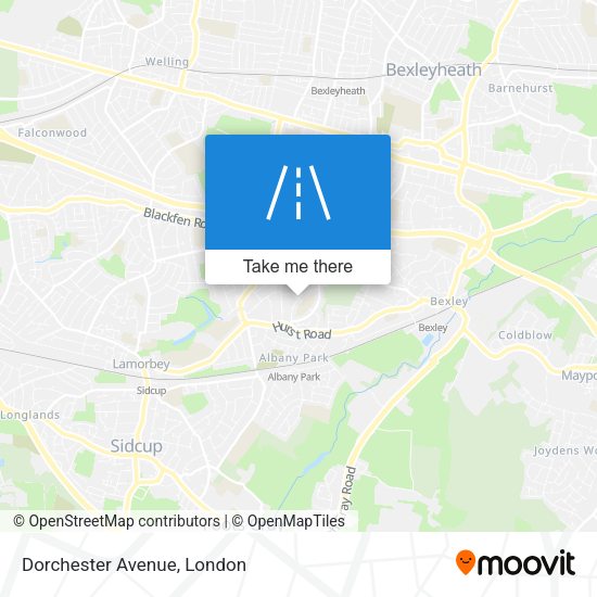 Dorchester Avenue map