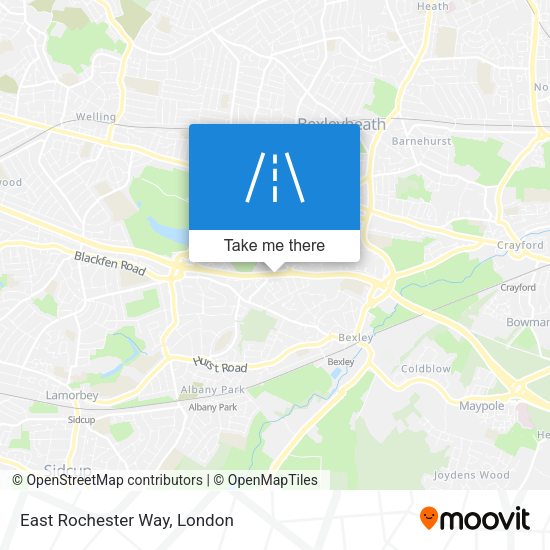 East Rochester Way map