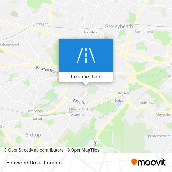 Elmwood Drive map