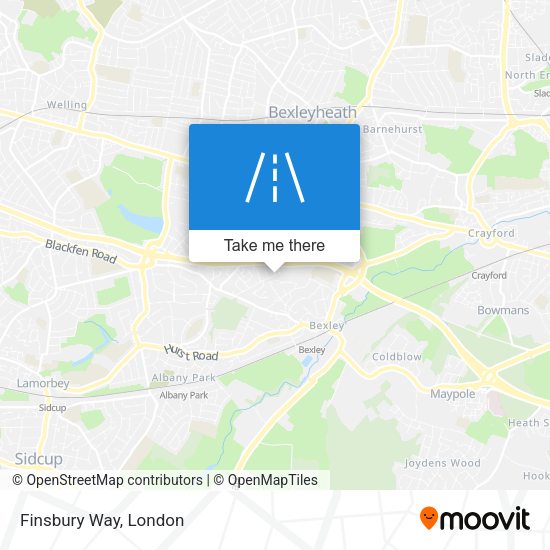 Finsbury Way map