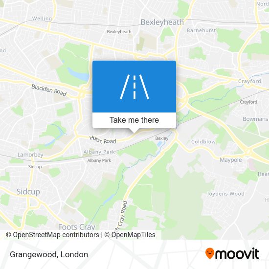 Grangewood map