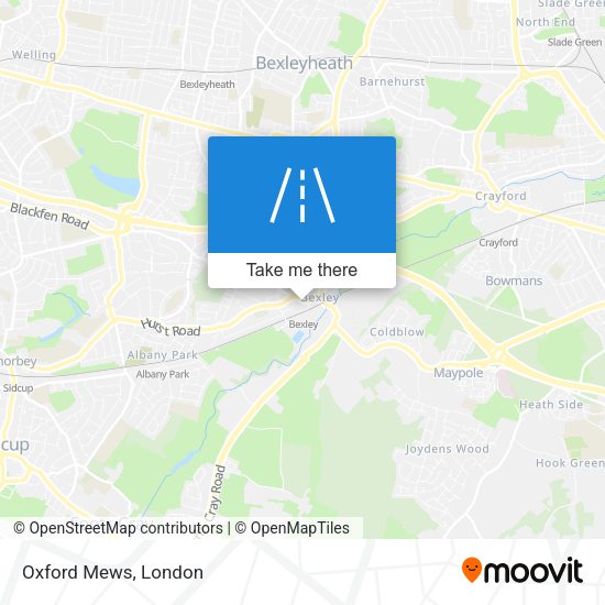 Oxford Mews map