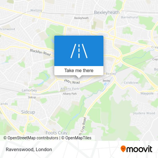 Ravenswood map