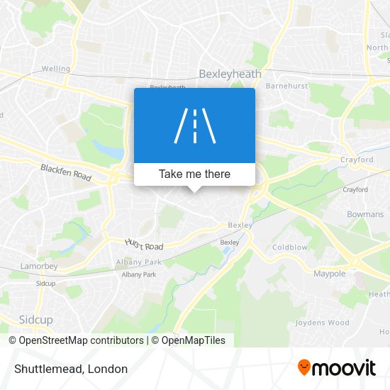 Shuttlemead map