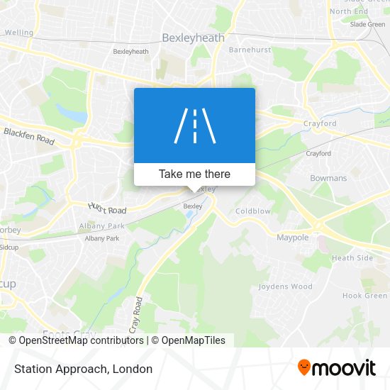 Station Approach map