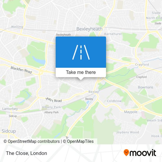 The Close map