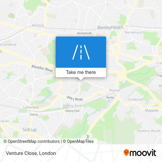 Venture Close map