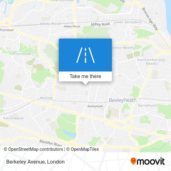 Berkeley Avenue map