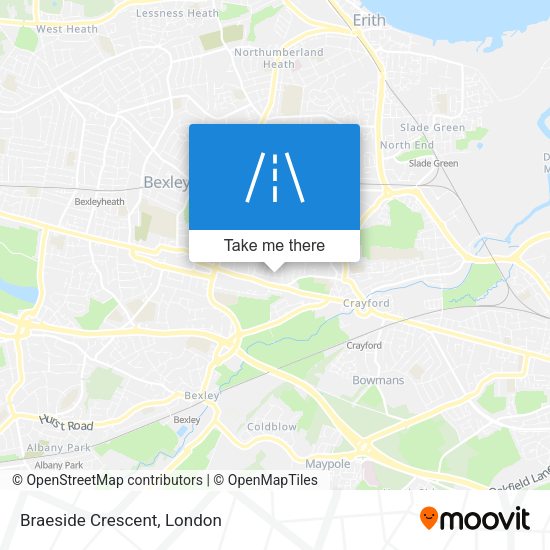 Braeside Crescent map