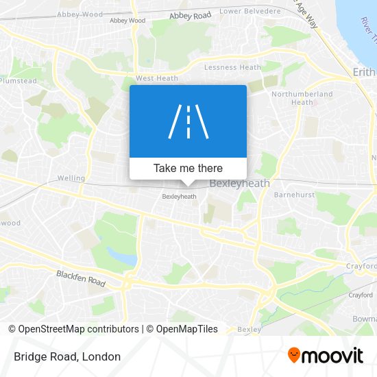 Bridge Road map