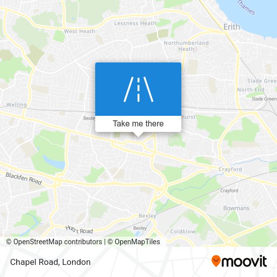 Chapel Road map