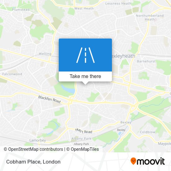 Cobham Place map