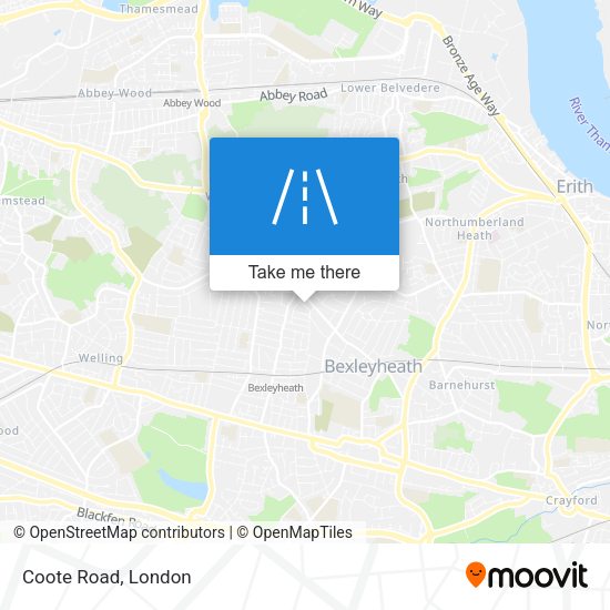Coote Road map