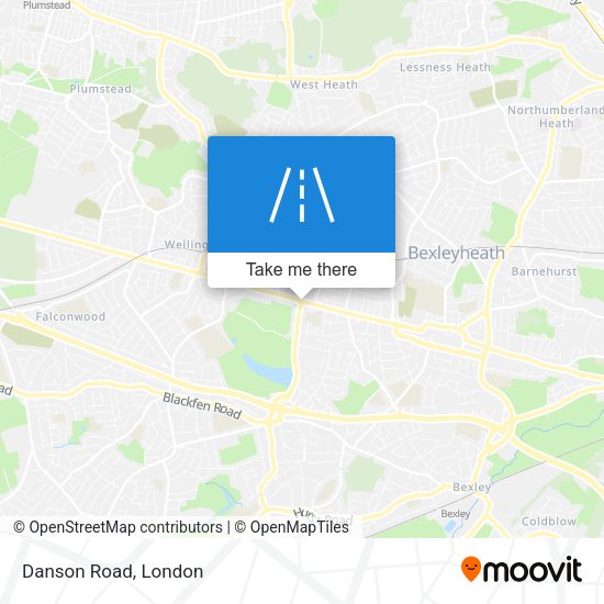 Danson Road map