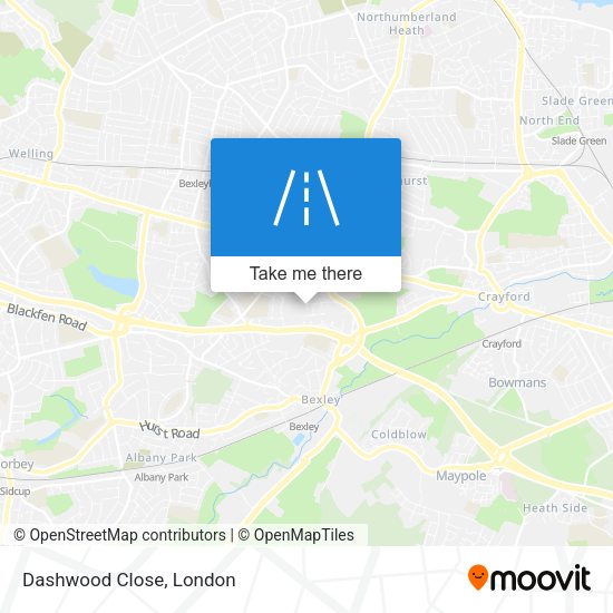 Dashwood Close map