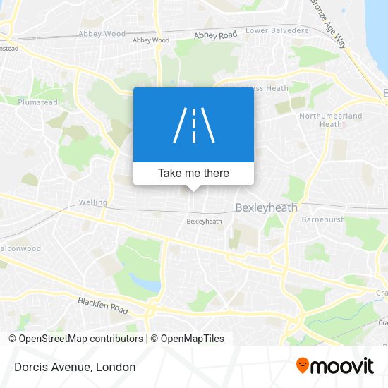 Dorcis Avenue map