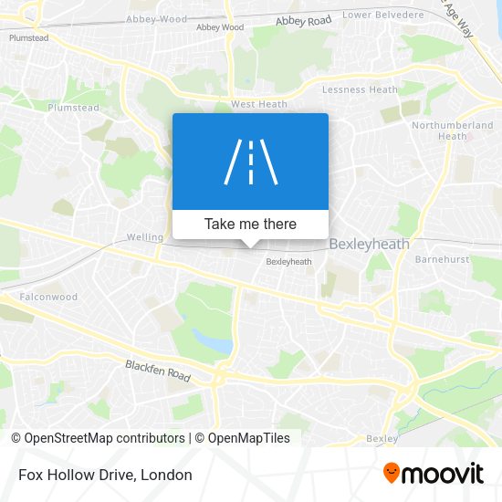 Fox Hollow Drive map