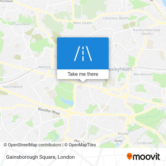 Gainsborough Square map
